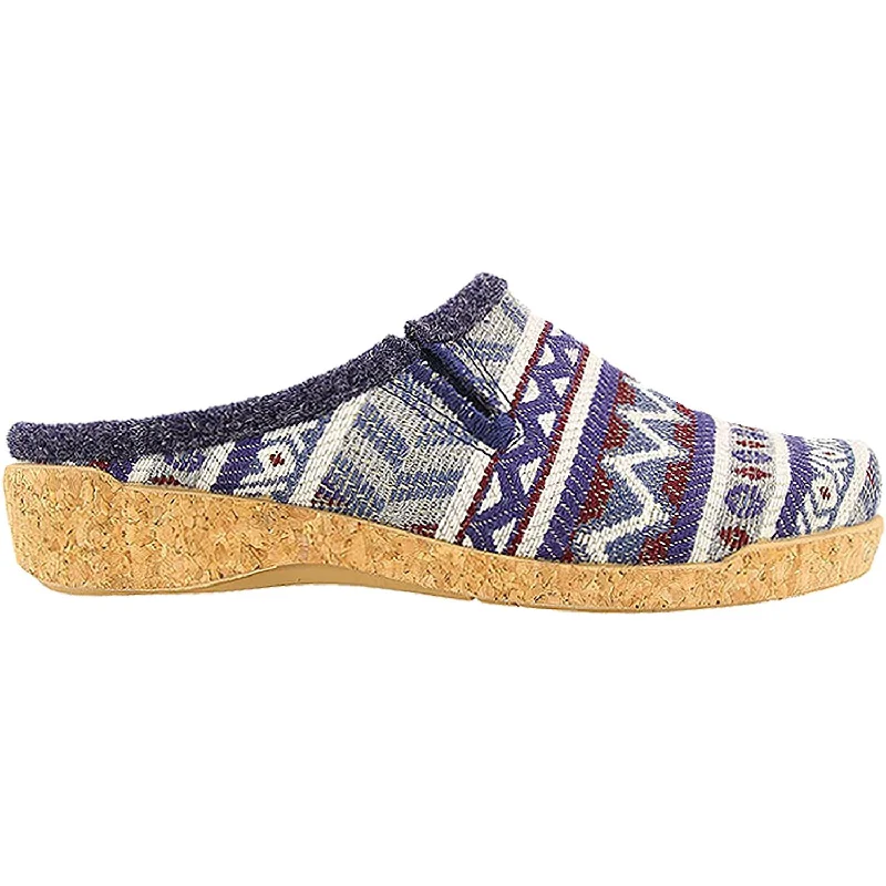 Women's Taos Kick Off Blue Multi Knit Fabric