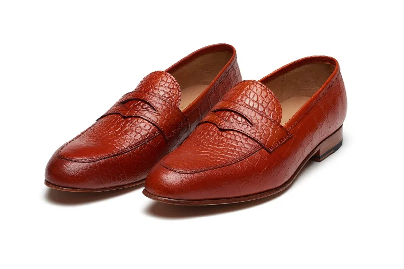 Lopez Penny Loafer - Orange