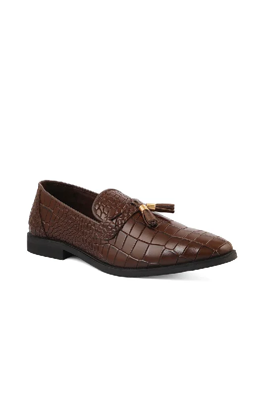 Men Formal Loafers M38095-Brown