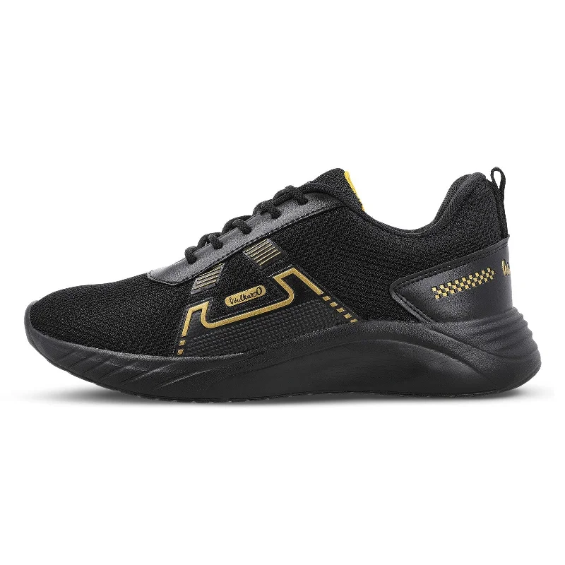 Men's Lace-up walking Shoes - WS3065 Black Gold