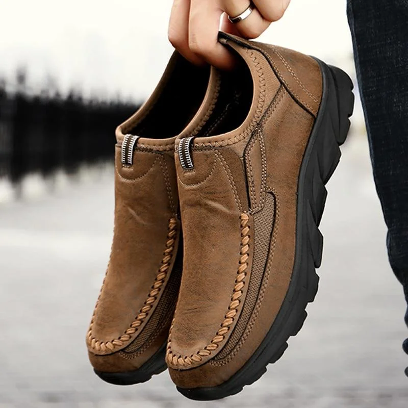 Men's Casual Retro Fashion Handmade Leisure Zapatos