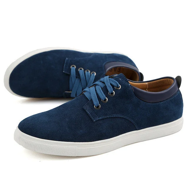 blue casual shoes