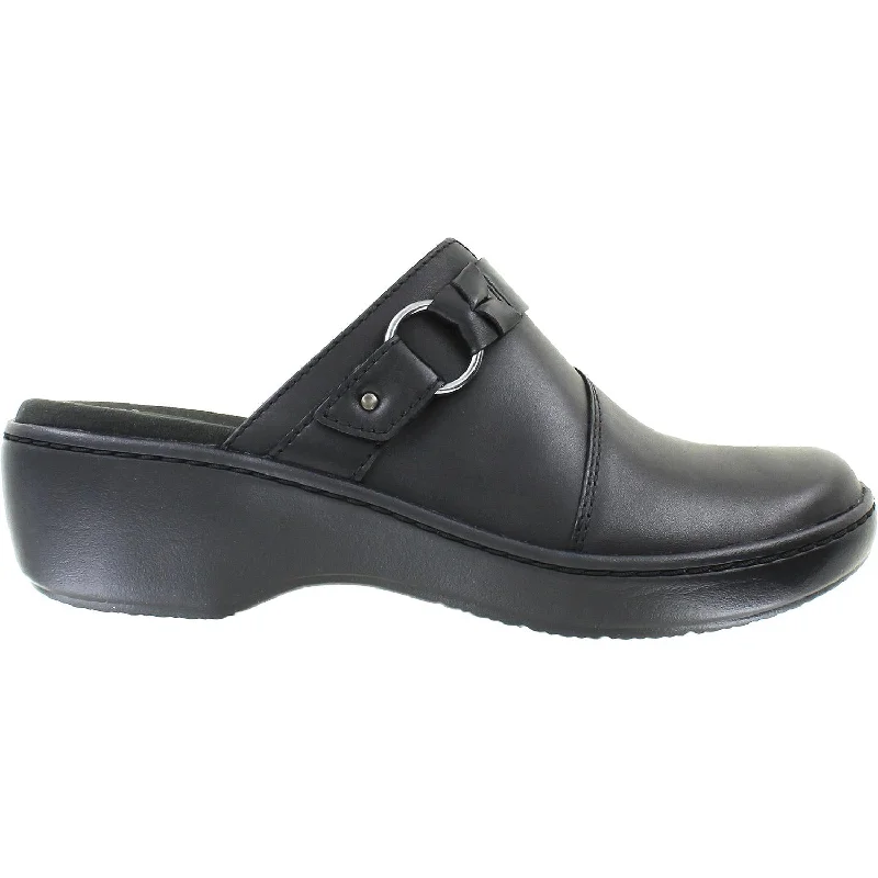 Women's Clarks Delana Misty Black Leather