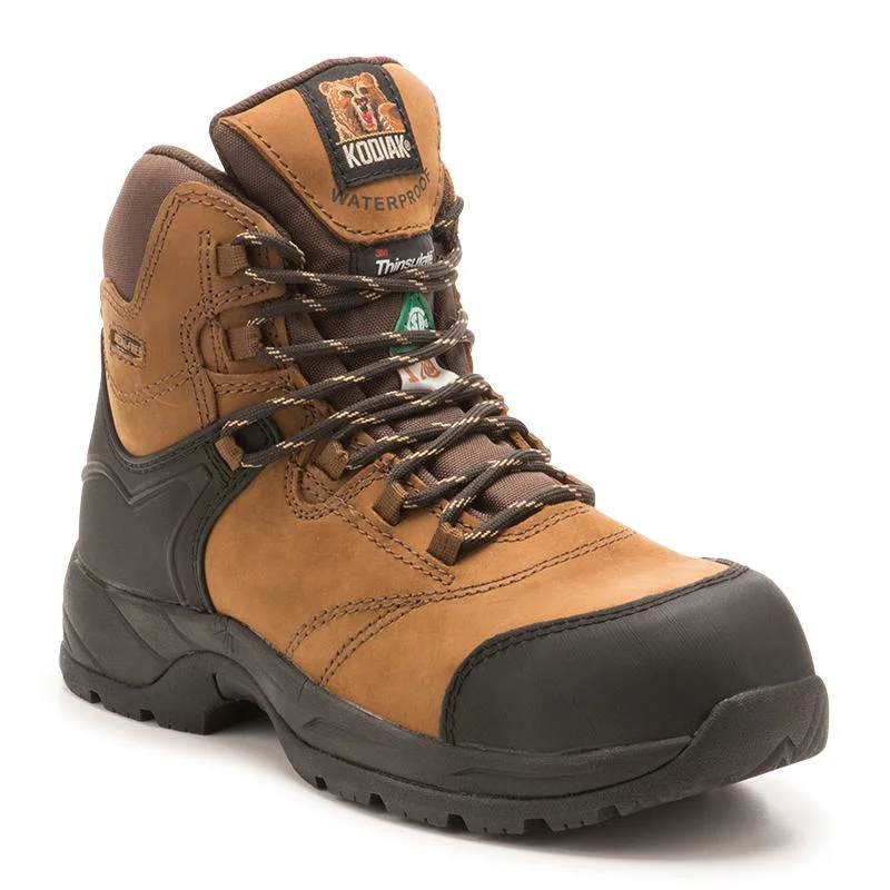 Journey Men's 6" composite toe leather work boots 302123/3213BN