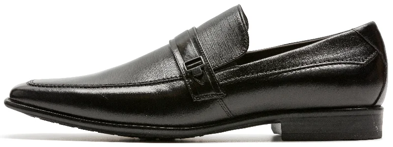 Alfredo Men's Black Rubber Sole 15341