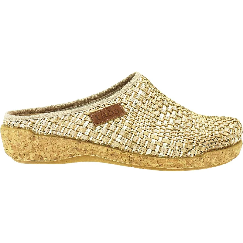 Women's Taos Primavera Stone/Gold Synthetic