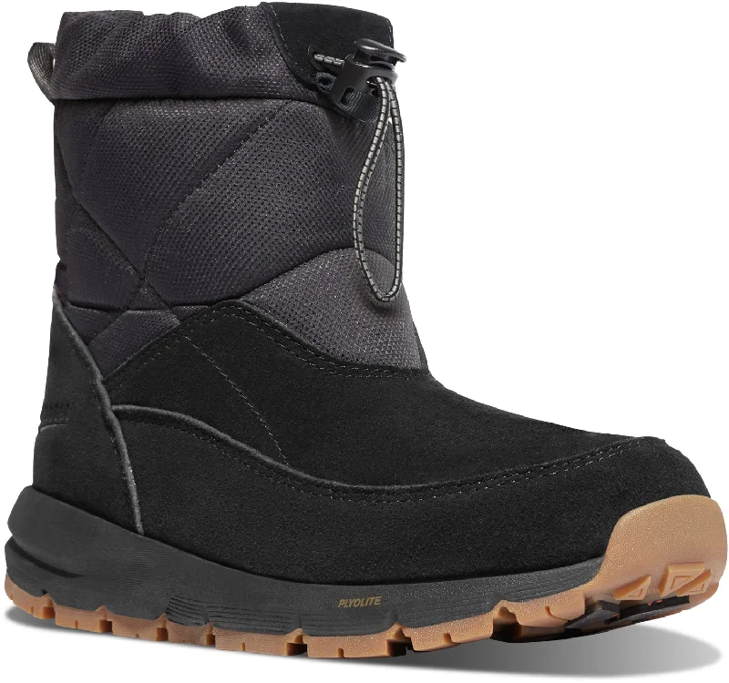 Danner Womens Cloud Cap 400G Black Suede Snow Boots