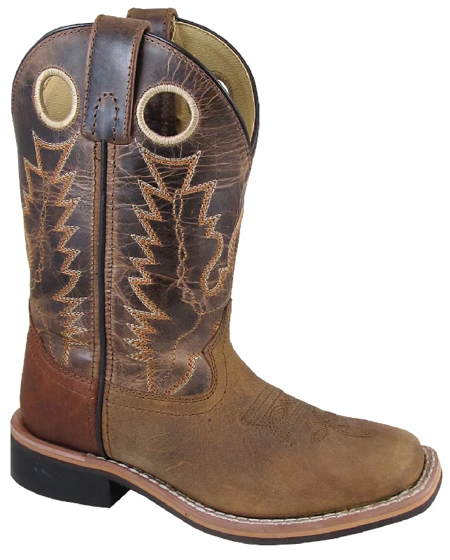 Smoky Mountain Boots Youth Unisex Jesse Brown Leather Crackle