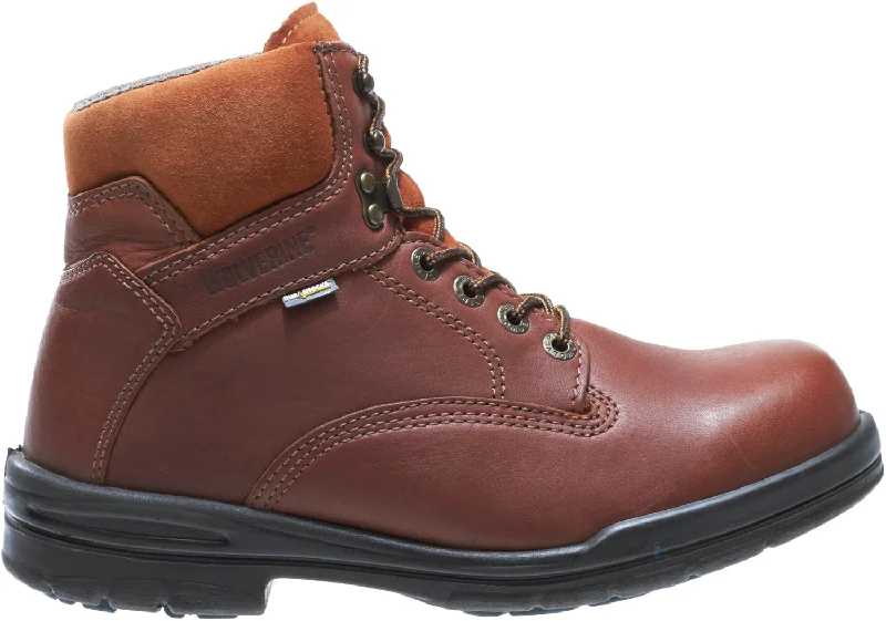 Wolverine Mens Brown Leather Durashocks SR 6in Work Boots