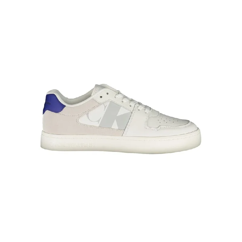 Calvin Klein  Leather Mens Men's Sneaker