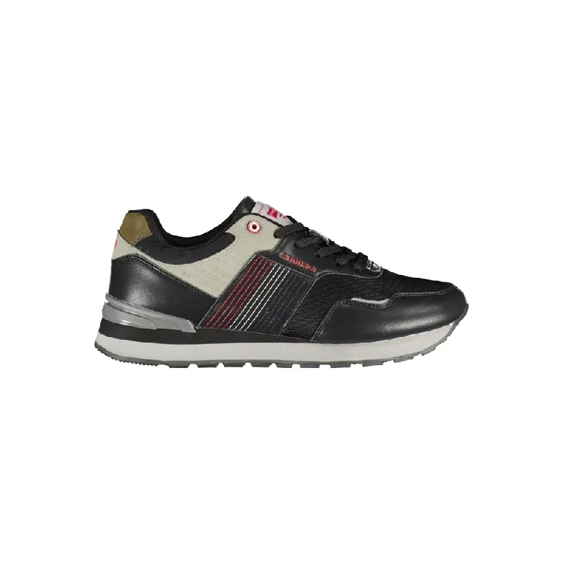 Carrera Sleek Laced Sports Sneakers with Contrast Men's Details