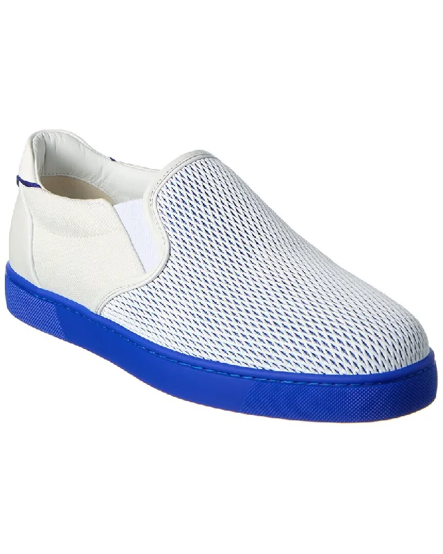 Christian Louboutin Sailor Boat Orlato Canvas & Leather Slip-On Sneaker