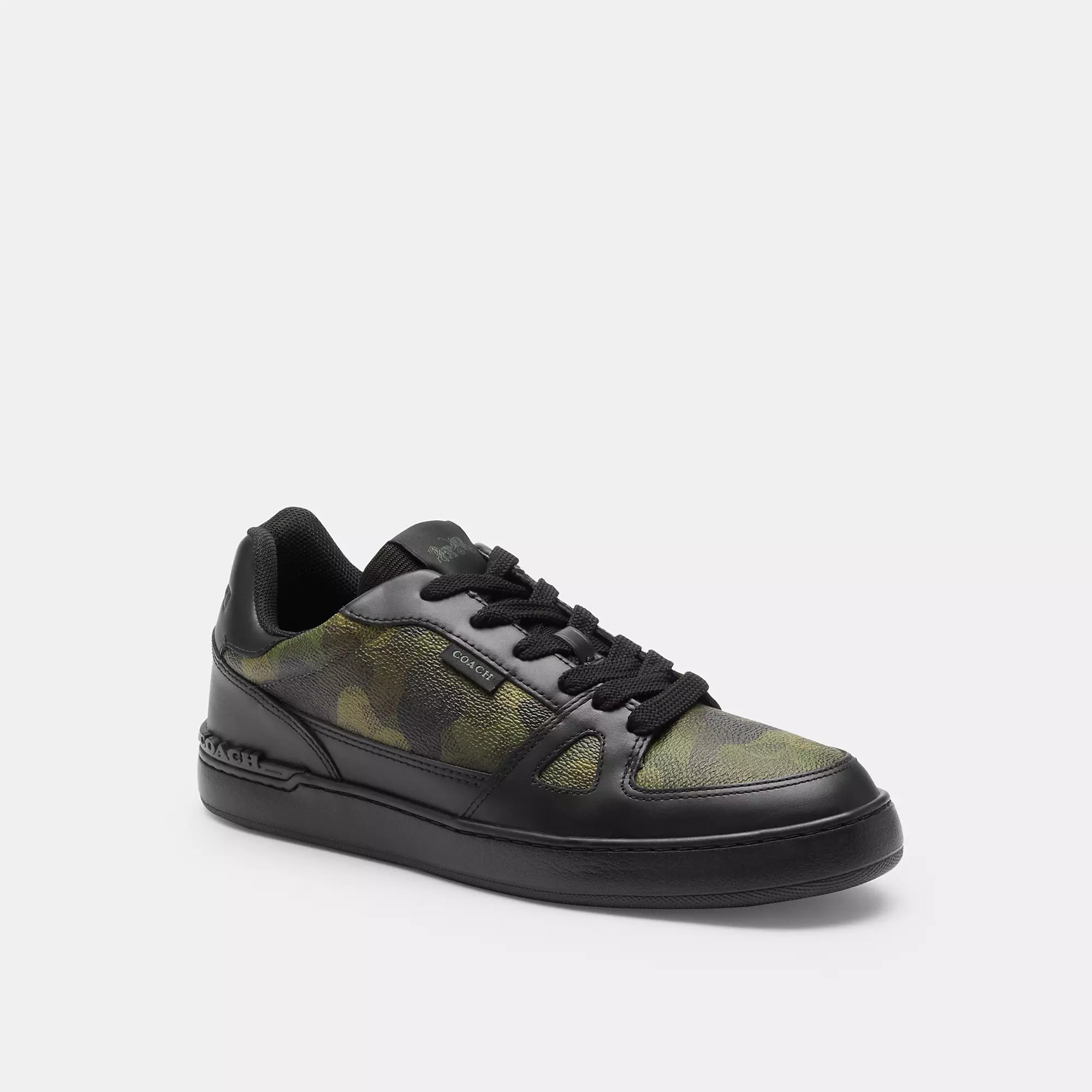 Coach Outlet Clip Court Sneaker With Camo Print