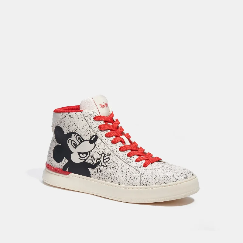 Coach Outlet Disney Mickey Mouse X Keith Haring Clip High Top Sneaker