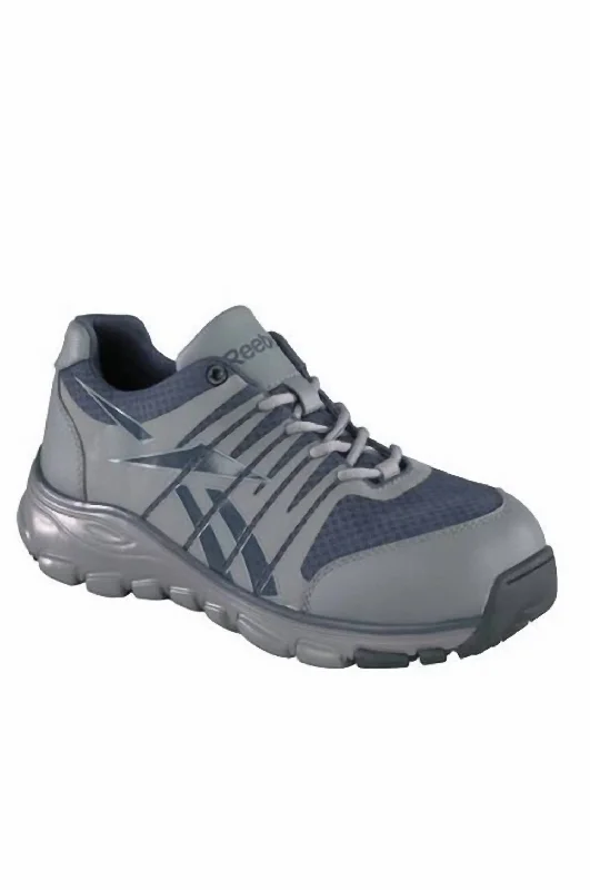 Men's Arion Composite Toe Athletic Work Shoe - Medium Width In Blue/grey