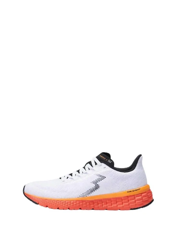 Men's Fierce 2 Trainer Shoes - Medium Width In White,magma Orange