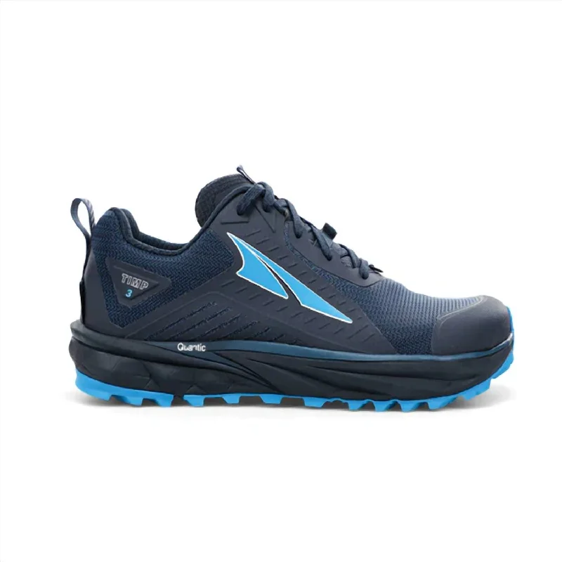 Men's Timp 3 Trail Shoe - Medium Width In Dark Blue