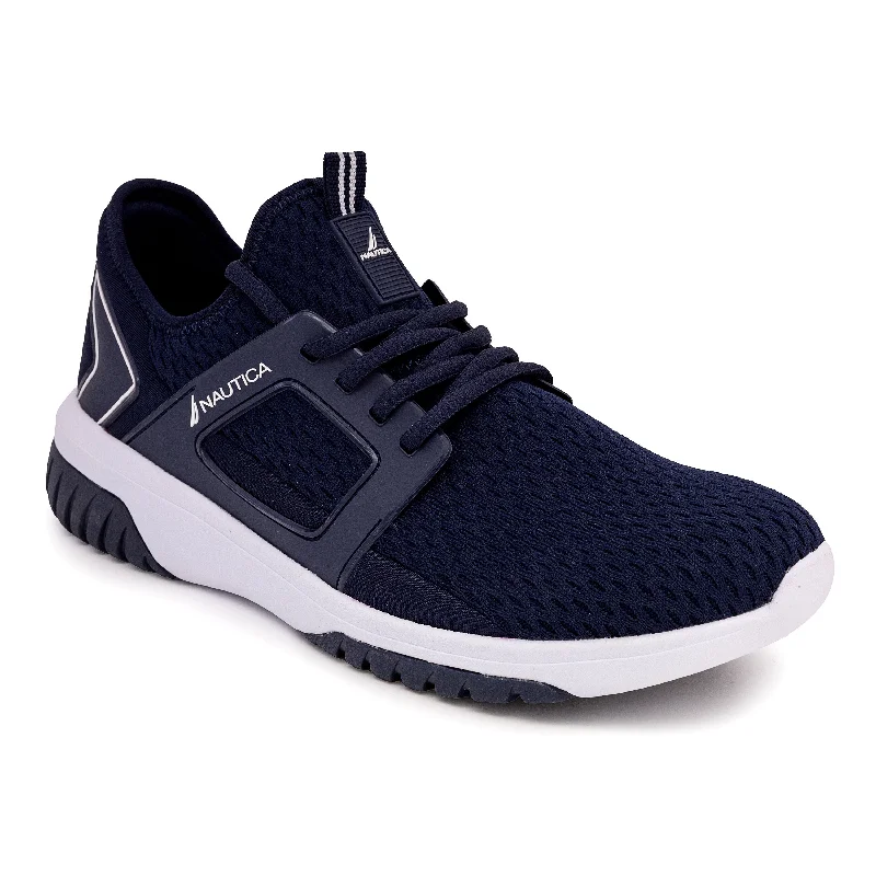 Nautica Mens Logo Mesh Sneaker