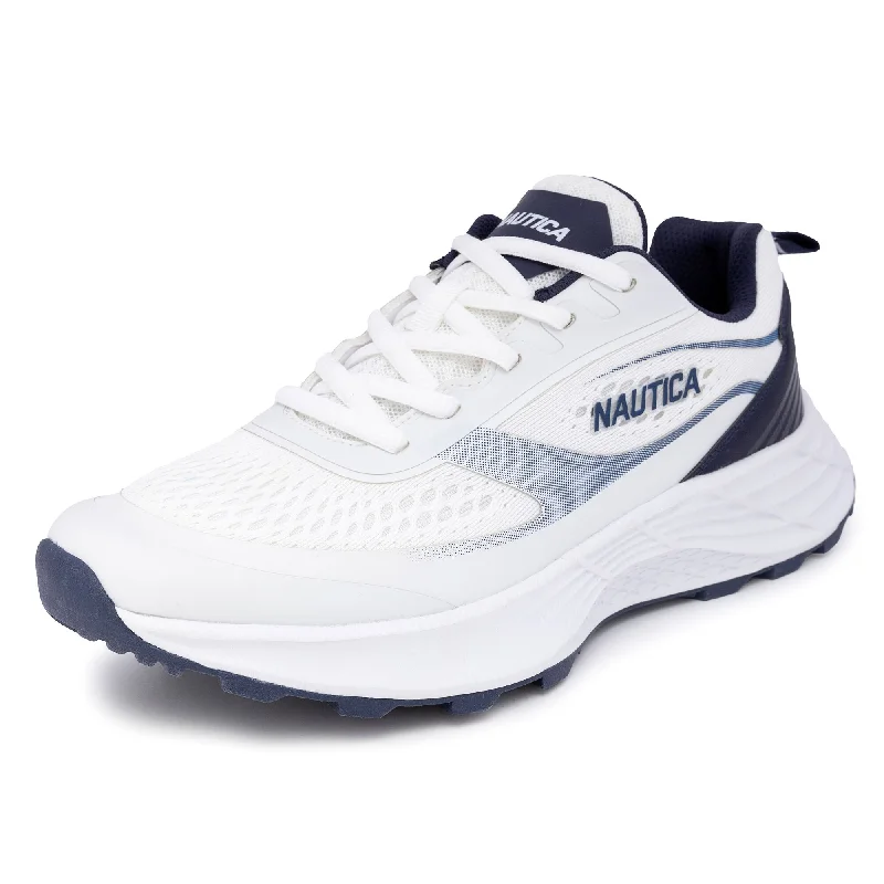 Nautica Mens Logo Mesh Sneaker